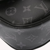 LOUIS VUITTON ルイヴィトン モノグラムエクリプス モンスリメッセンジャー PM ブラック/グレー M12519 メンズ モノグラムキャンバス ショルダーバッグ Aランク 中古 銀蔵