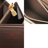 LOUIS VUITTON ルイヴィトン ダミエ ジッピーウォレット ブラウン N41661 レディース ダミエキャンバス 長財布 Aランク 中古 銀蔵