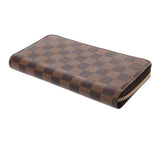 LOUIS VUITTON ルイヴィトン ダミエ ジッピーウォレット ブラウン N41661 レディース ダミエキャンバス 長財布 Aランク 中古 銀蔵