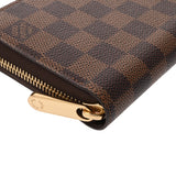 LOUIS VUITTON ルイヴィトン ダミエ ジッピーウォレット ブラウン N41661 レディース ダミエキャンバス 長財布 Aランク 中古 銀蔵