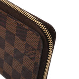 LOUIS VUITTON ルイヴィトン ダミエ ジッピーウォレット ブラウン N41661 レディース ダミエキャンバス 長財布 Aランク 中古 銀蔵