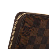 LOUIS VUITTON ルイヴィトン ダミエ ジッピーウォレット ブラウン N41661 レディース ダミエキャンバス 長財布 Aランク 中古 銀蔵