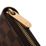LOUIS VUITTON ルイヴィトン ダミエ ジッピーウォレット ブラウン N41661 レディース ダミエキャンバス 長財布 Aランク 中古 銀蔵