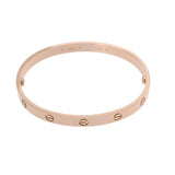 CARTIER カルティエ ラブブレスレット #19 ユニセックス K18ピンクゴールド PG ブレスレット Aランク 中古 銀蔵