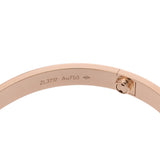 CARTIER カルティエ ラブブレスレット #19 ユニセックス K18ピンクゴールド PG ブレスレット Aランク 中古 銀蔵
