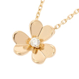 VAN CLEEF & ARPELS ヴァンクリーフ＆アーペル フリヴォル ミニ VCARPOJ100 レディース K18イエローゴールド YG ネックレス Aランク 中古 銀蔵