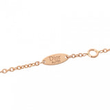 CHRISTIAN DIOR クリスチャンディオール ローズデヴァン ネックレス レディース K18ピンクゴールド PG ネックレス Aランク 中古 銀蔵