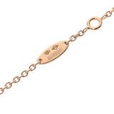 CHRISTIAN DIOR クリスチャンディオール ローズデヴァン ネックレス レディース K18ピンクゴールド PG ネックレス Aランク 中古 銀蔵