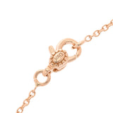 CHRISTIAN DIOR クリスチャンディオール ローズデヴァン ネックレス レディース K18ピンクゴールド PG ネックレス Aランク 中古 銀蔵