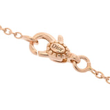 CHRISTIAN DIOR クリスチャンディオール ローズデヴァン ネックレス レディース K18ピンクゴールド PG ネックレス Aランク 中古 銀蔵