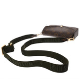 LOUIS VUITTON ルイヴィトン モノグラム ミュルティ ポシェットフェリシー ブラウン/カーキ M80091 レディース モノグラムキャンバス ショルダーバッグ Aランク 中古 銀蔵