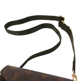 LOUIS VUITTON ルイヴィトン モノグラム ミュルティ ポシェットフェリシー ブラウン/カーキ M80091 レディース モノグラムキャンバス ショルダーバッグ Aランク 中古 銀蔵