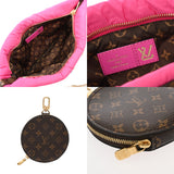 LOUIS VUITTON ルイヴィトン モノグラム マキシミュルティポシェット アクセソワール 2WAY ピンク/ブラック/ブラウン M58980 レディース ナイロン モノグラムキャンバス ショルダーバッグ Aランク 中古 銀蔵