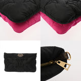 LOUIS VUITTON ルイヴィトン モノグラム マキシミュルティポシェット アクセソワール 2WAY ピンク/ブラック/ブラウン M58980 レディース ナイロン モノグラムキャンバス ショルダーバッグ Aランク 中古 銀蔵