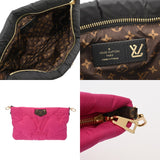 LOUIS VUITTON ルイヴィトン モノグラム マキシミュルティポシェット アクセソワール 2WAY ピンク/ブラック/ブラウン M58980 レディース ナイロン モノグラムキャンバス ショルダーバッグ Aランク 中古 銀蔵
