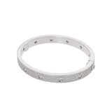 CARTIER カルティエ ラブブレスレット フルダイヤ #16 レディース K18ホワイトゴールド WG ブレスレット Aランク 中古 銀蔵