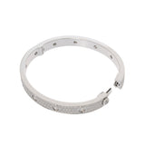 CARTIER カルティエ ラブブレスレット フルダイヤ #16 レディース K18ホワイトゴールド WG ブレスレット Aランク 中古 銀蔵