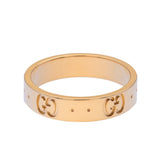 GUCCI グッチ GG柄 アイコン リング #9 8.5号 レディース K18イエローゴールド YG リング・指輪 Aランク 中古 銀蔵