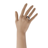 CARTIER カルティエ トリニティ リング #52 セラミッククラシックモデル 12号 レディース K18ホワイトゴールド WG セラミック リング・指輪 Aランク 中古 銀蔵
