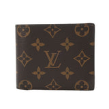 LOUIS VUITTON ルイヴィトン モノグラム ポルトフォイユ マルコ NM ブラウン M62288 ユニセックス モノグラムキャンバス 二つ折り財布 新同 中古 銀蔵