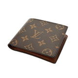 LOUIS VUITTON ルイヴィトン モノグラム ポルトフォイユ マルコ NM ブラウン M62288 ユニセックス モノグラムキャンバス 二つ折り財布 新同 中古 銀蔵