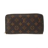 LOUIS VUITTON ルイヴィトン モノグラム ジッピーウォレット 旧型 ブラウン M60017 ユニセックス モノグラムキャンバス 長財布 Bランク 中古 銀蔵