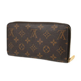 LOUIS VUITTON ルイヴィトン モノグラム ジッピーウォレット 旧型 ブラウン M60017 ユニセックス モノグラムキャンバス 長財布 Bランク 中古 銀蔵