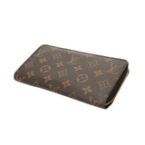 LOUIS VUITTON ルイヴィトン モノグラム ジッピーウォレット 旧型 ブラウン M60017 ユニセックス モノグラムキャンバス 長財布 Bランク 中古 銀蔵