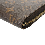 LOUIS VUITTON ルイヴィトン モノグラム ジッピーウォレット 旧型 ブラウン M60017 ユニセックス モノグラムキャンバス 長財布 Bランク 中古 銀蔵