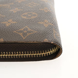 LOUIS VUITTON ルイヴィトン モノグラム ジッピーウォレット 旧型 ブラウン M60017 ユニセックス モノグラムキャンバス 長財布 Bランク 中古 銀蔵