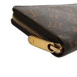 LOUIS VUITTON ルイヴィトン モノグラム ジッピーウォレット 旧型 ブラウン M60017 ユニセックス モノグラムキャンバス 長財布 Bランク 中古 銀蔵