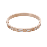 CARTIER カルティエ ラブブレスレット パヴェダイヤ #16 レディース K18ピンクゴールド PG ブレスレット Aランク 中古 銀蔵
