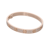 CARTIER カルティエ ラブブレスレット パヴェダイヤ #16 レディース K18ピンクゴールド PG ブレスレット Aランク 中古 銀蔵
