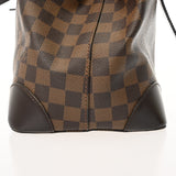 LOUIS VUITTON ルイヴィトン ダミエ ハムステッド MM ブラウン N51204 レディース ダミエキャンバス トートバッグ ABランク 中古 銀蔵