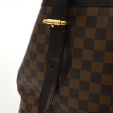 LOUIS VUITTON ルイヴィトン ダミエ ハムステッド MM ブラウン N51204 レディース ダミエキャンバス トートバッグ ABランク 中古 銀蔵
