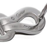 CARTIER カルティエ アグラフ ピアス ダイヤ - レディース K18ホワイトゴールド WG ピアス Aランク 中古 銀蔵