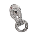 CARTIER カルティエ アグラフ ピアス ダイヤ - レディース K18ホワイトゴールド WG ピアス Aランク 中古 銀蔵