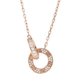 CARTIER カルティエ ラブサークル ネックレス ダイヤ B7219500 レディース K18ピンクゴールド PG ネックレス Aランク 中古 銀蔵