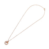 CARTIER カルティエ ラブサークル ネックレス ダイヤ B7219500 レディース K18ピンクゴールド PG ネックレス Aランク 中古 銀蔵