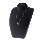 CARTIER カルティエ ラブサークル ネックレス ダイヤ B7219500 レディース K18ピンクゴールド PG ネックレス Aランク 中古 銀蔵