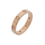CARTIER カルティエ ミニラブリング フルダイヤ #55 15号 レディース K18ピンクゴールド PG リング・指輪 Aランク 中古 銀蔵