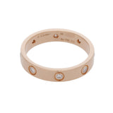 CARTIER カルティエ ミニラブリング フルダイヤ #55 15号 レディース K18ピンクゴールド PG リング・指輪 Aランク 中古 銀蔵
