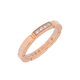 CARTIER カルティエ マイヨンパンテール リング #48 4Pダイヤ 8号 メンズ K18ピンクゴールド PG リング・指輪 Aランク 中古 銀蔵