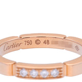 CARTIER カルティエ マイヨンパンテール リング #48 4Pダイヤ 8号 メンズ K18ピンクゴールド PG リング・指輪 Aランク 中古 銀蔵