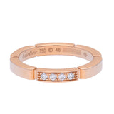 CARTIER カルティエ マイヨンパンテール リング #48 4Pダイヤ 8号 メンズ K18ピンクゴールド PG リング・指輪 Aランク 中古 銀蔵