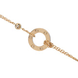 CARTIER カルティエ ラブサークル ブレスレット 1Pダイヤ レディース K18イエローゴールド YG ブレスレット Aランク 中古 銀蔵