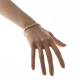 TIFFANY&Co. ティファニー Tナロー チェーン ブレスレット レディース K18イエローゴールド YG ブレスレット Aランク 中古 銀蔵