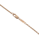 TIFFANY&Co. ティファニー ロックスモールペンダント ネックレス ピンクサファイア レディース K18ローズゴールド RG ネックレス Aランク 中古 銀蔵