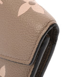 LOUIS VUITTON ルイヴィトン モノグラムアンプラント ポルトフォイユ ヴィクトリーヌ トゥルトレームクレーム M81861 レディース レザー 二つ折り財布 ABランク 中古 銀蔵