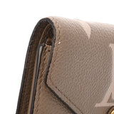LOUIS VUITTON ルイヴィトン モノグラムアンプラント ポルトフォイユ ヴィクトリーヌ トゥルトレームクレーム M81861 レディース レザー 二つ折り財布 ABランク 中古 銀蔵